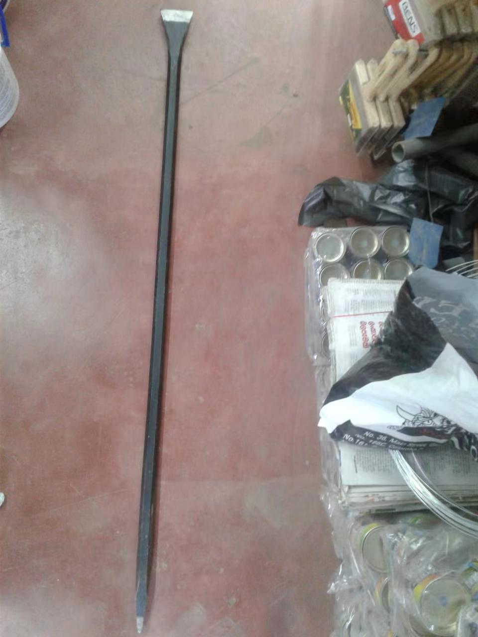 Post Hole Long Digging Bar With Spade Construction Digging Crowbar